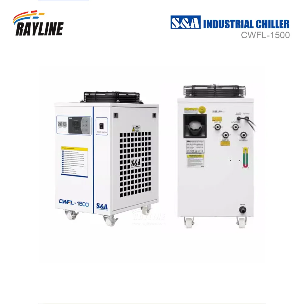 1500w S&A CWFL-1500AN Industrial Water Chiller for Fiber Laser Cutting Machine Cooling Parts