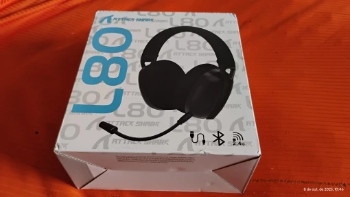 ATTACK SHARK L80 Ultra-Light Tri-Mode Gaming Headset Lightweight Wireless Gaming Headset for PC/PS4/PS5/Switch/Xbox photo review