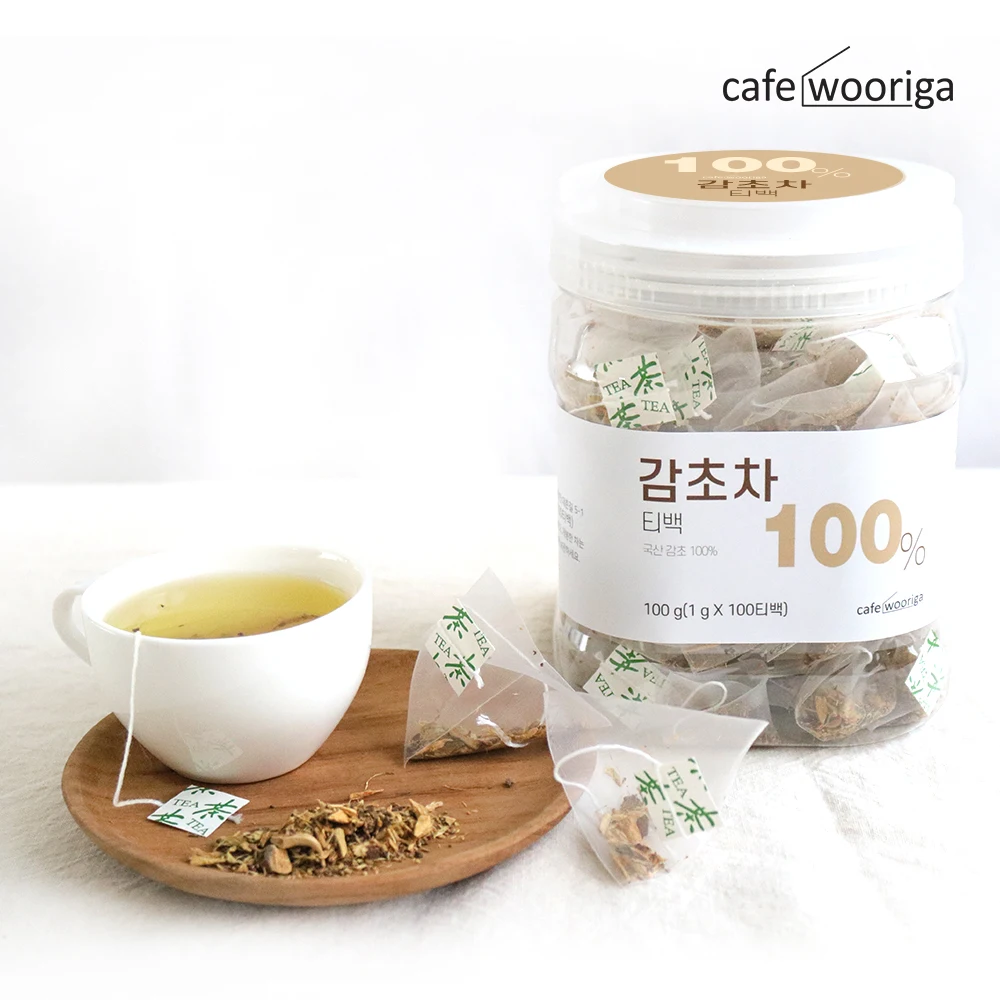 Cafe We have 1 bag of 100 Korean-made Caucasian tea   licorice tea