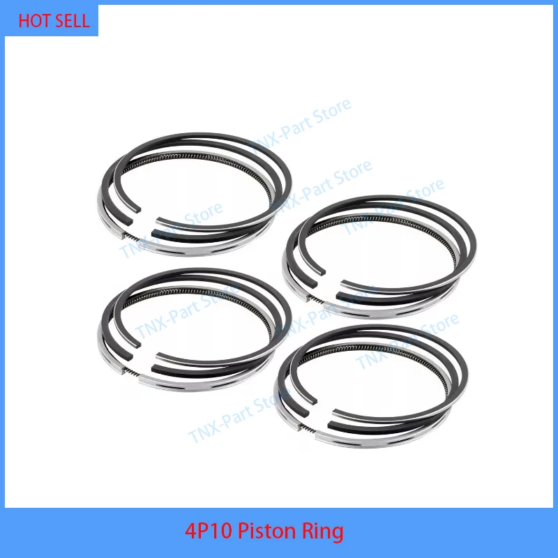 4P10 Piston Ring For Mitsubishi 4-cylinders Engine Parts STD Overhaul Rebuild Kit