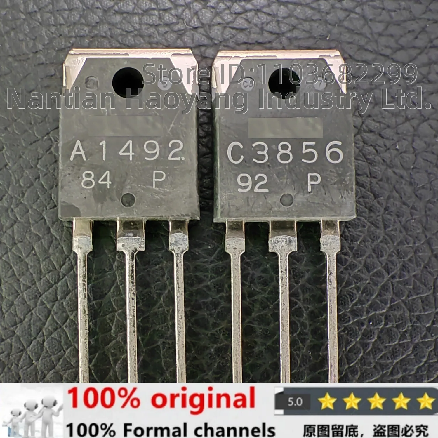 

(BOM List Support) Need Original Choose us 5pairs/10pairs/Lot 2SA1492 2SC3856 bipolar transistor