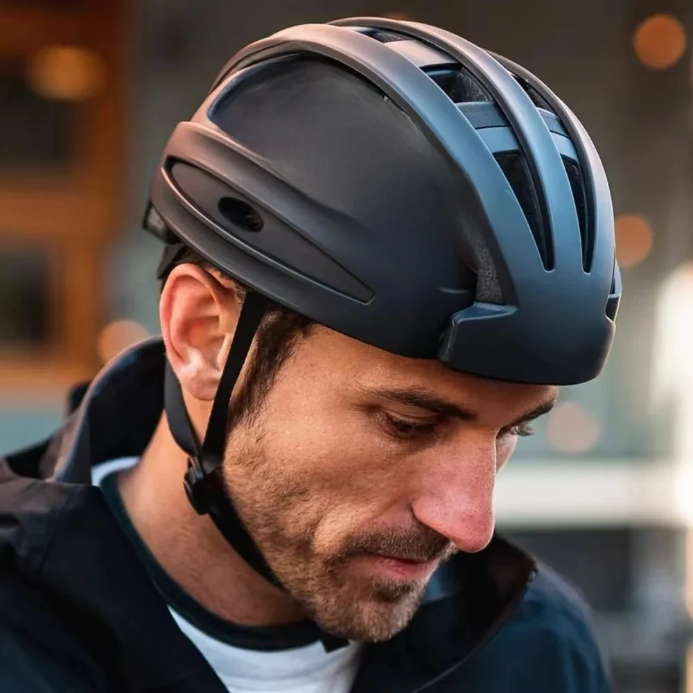 AliExpress wildside New Urban Folding Bicycle Helmet Men Women with Light Ultralight Collapsible Casco Cycling Road MTB Mountain Bike Helmet Parts
