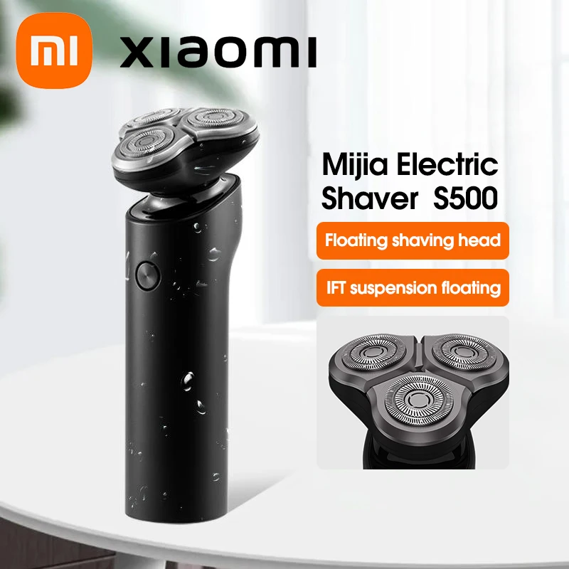 Xiaomi Mijia S500 Electric Shaver 3 Blade Men's Dry & Wet Shaving Washable Beard Shears Beard Trimmer Electric Shaver