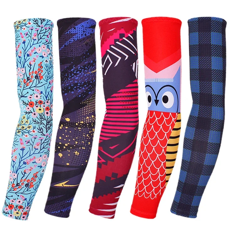 AliExpress Basketball Sleeve Tattoo Sun Protection Running Arm Cover Ladies Arm Warmer Bicycle Cycling Cuff
