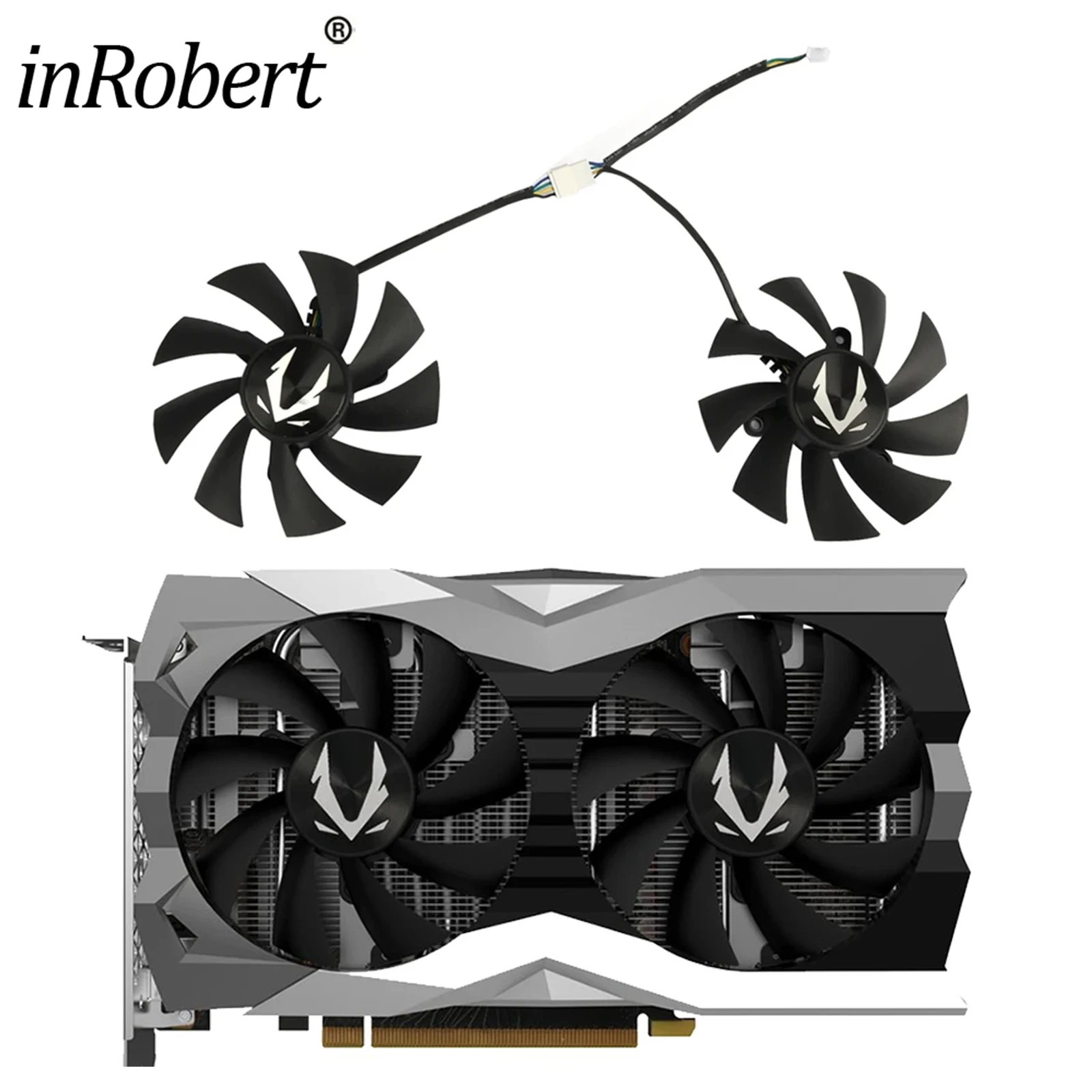 

Вентиляторы охлаждения видеокарты для Zotac GeForce RTX 2060 2070 SUPER 87 мм GA92A2H GTX1660 1660Ti