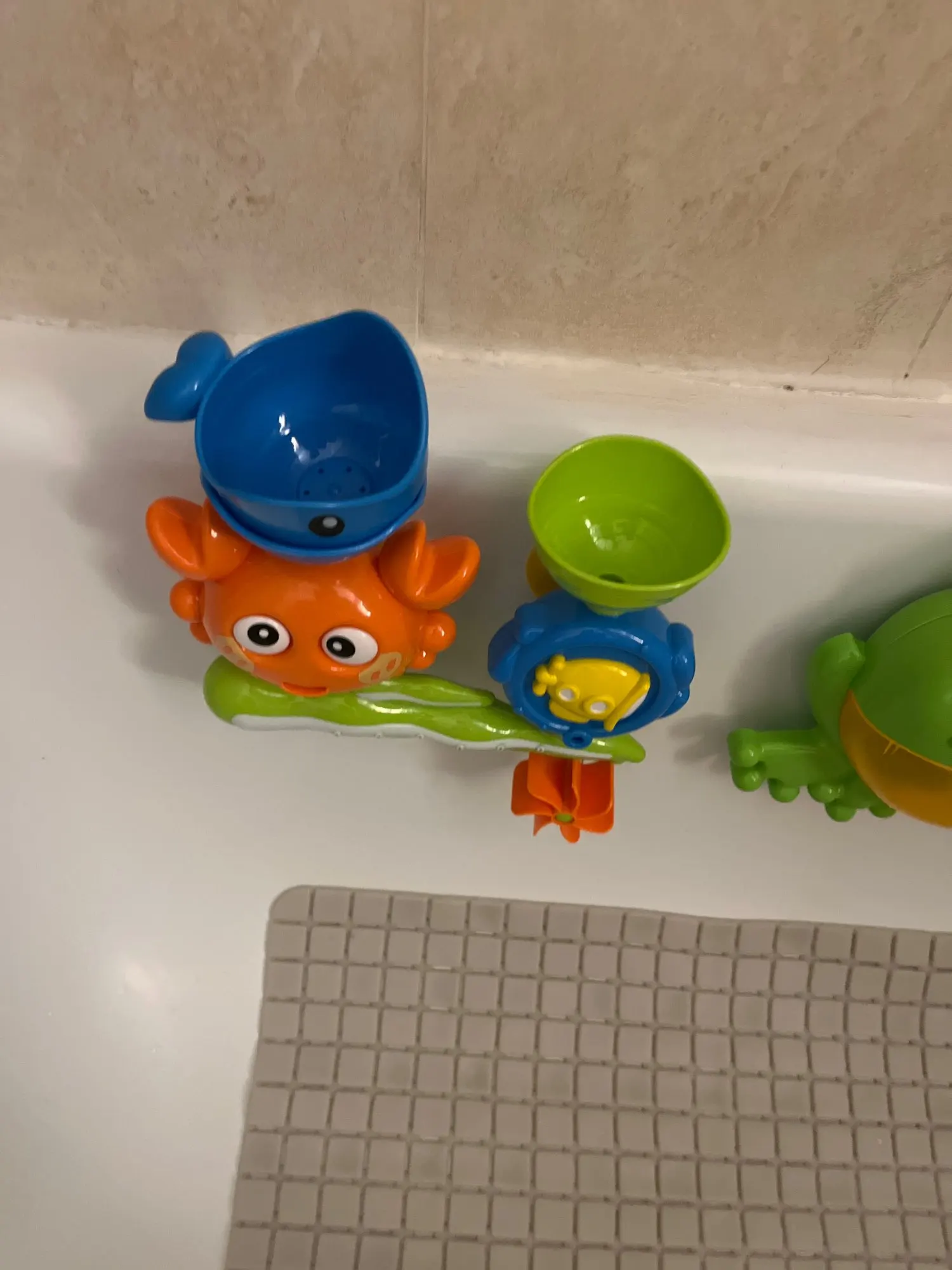 Interactive Suction Cup Bath Toy Set for Youngsters，Ideal for Youngsters and Schoolers, Perfect Gift for Halloween, Christmas photo review