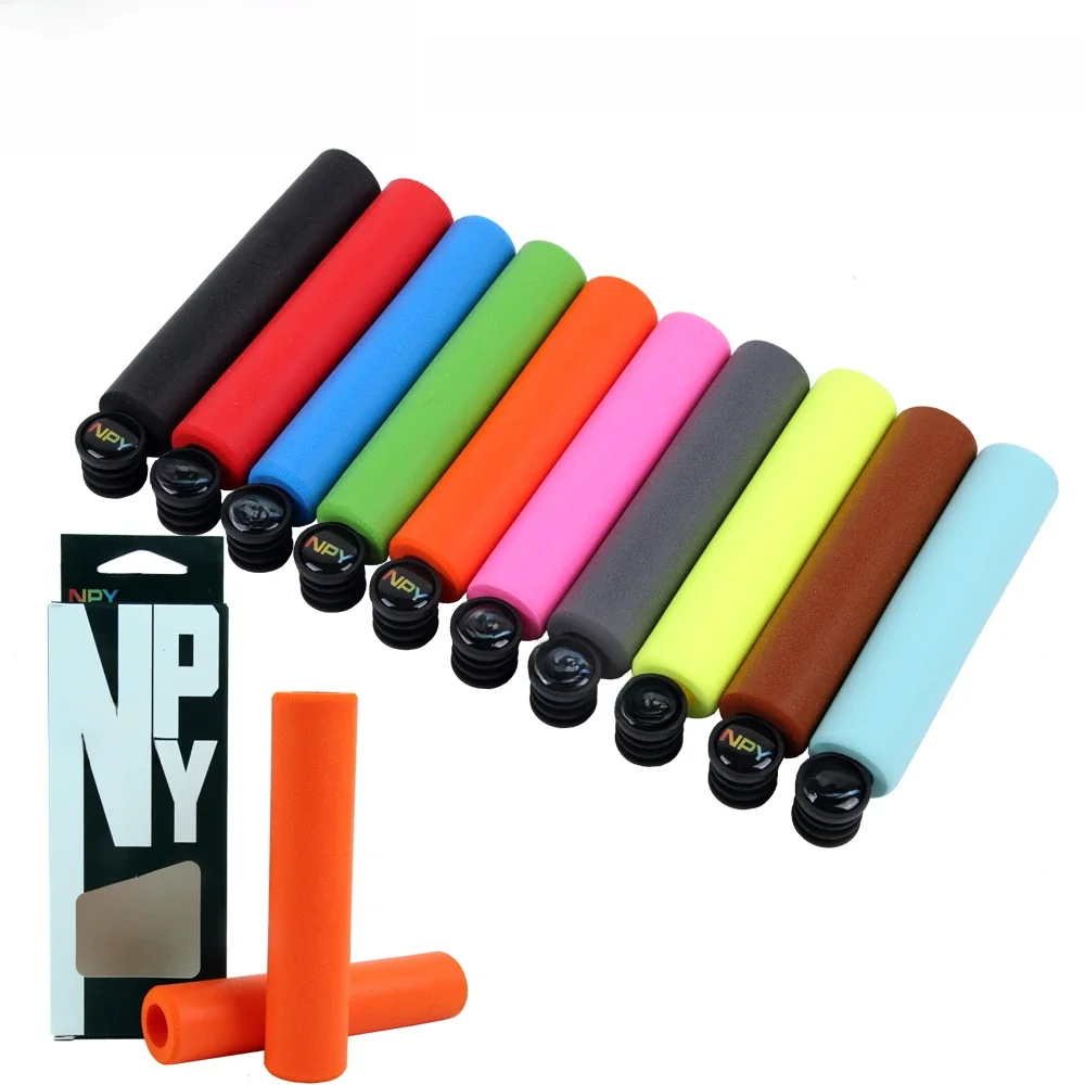 AliExpress NONE NPY Mountain Bike Handlebar Cover Pure Silicone Rubber High Density Ultra Light Waterproof And Anti-Skid Bicycle Grip Parts