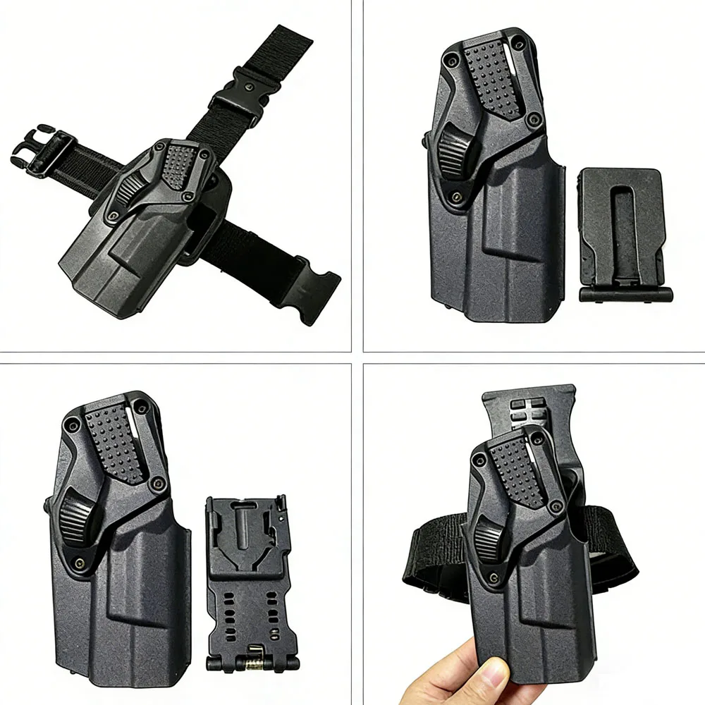 

Tactical 92G Fast Holster Outdoor Hunting Military Combat Pistol Holster Adapted Molle System Thigh Vest Waistband Holster