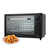 22L Multifunction Electric  Countertop Oven for Pizza/Grill/Roast, LED Display, 360° Heating, Perfect for Home Kitchen, Gift