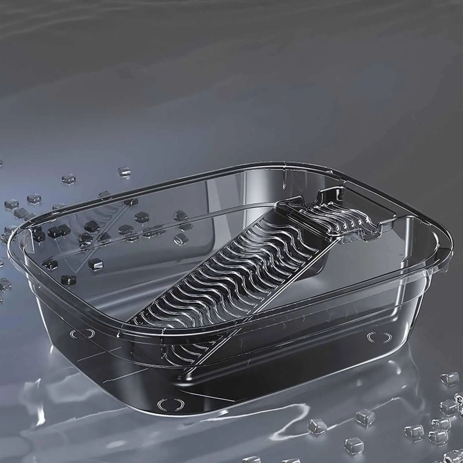 Laundry Basin With Washboard Integrated Household Plastic Wash Basin Multifunctional Laundry Basin For Clothes Dorm Hand Washing
