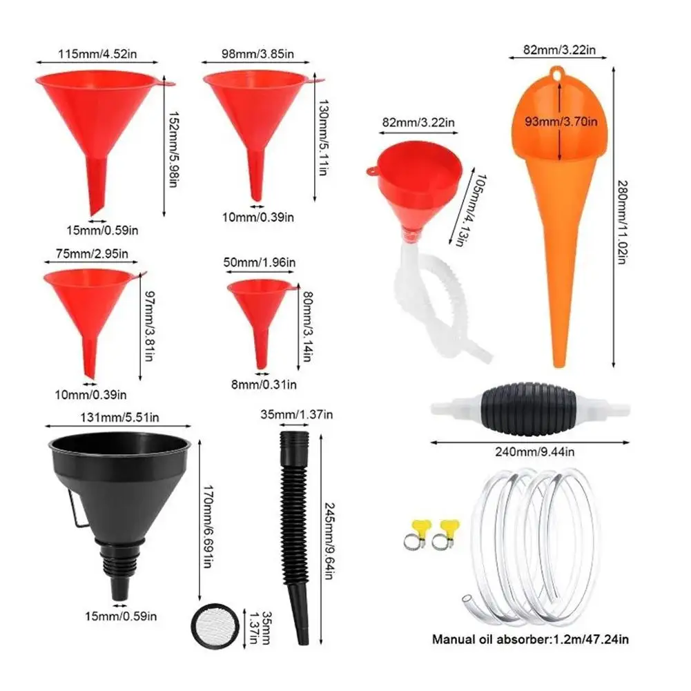 Handbrandstofpomp Autobrandstoftank Sucker Olieoverdracht Brandstofpomp Benzine Diesel Vloeistof Handpomp Sifon Brandstofbesparing voor benzine Benzine