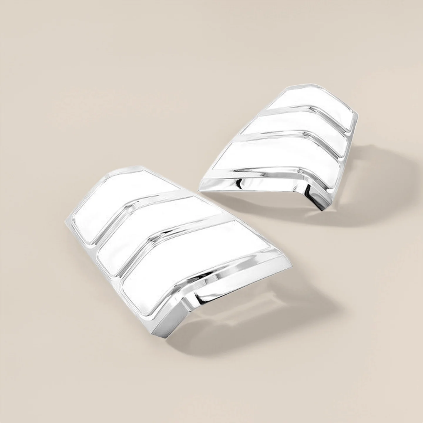 One Pair of 2 Pieces for Left and Right Sides Car Styling Chrome Tail Light Cover For Suzuki Grand Vitara 2005-2012