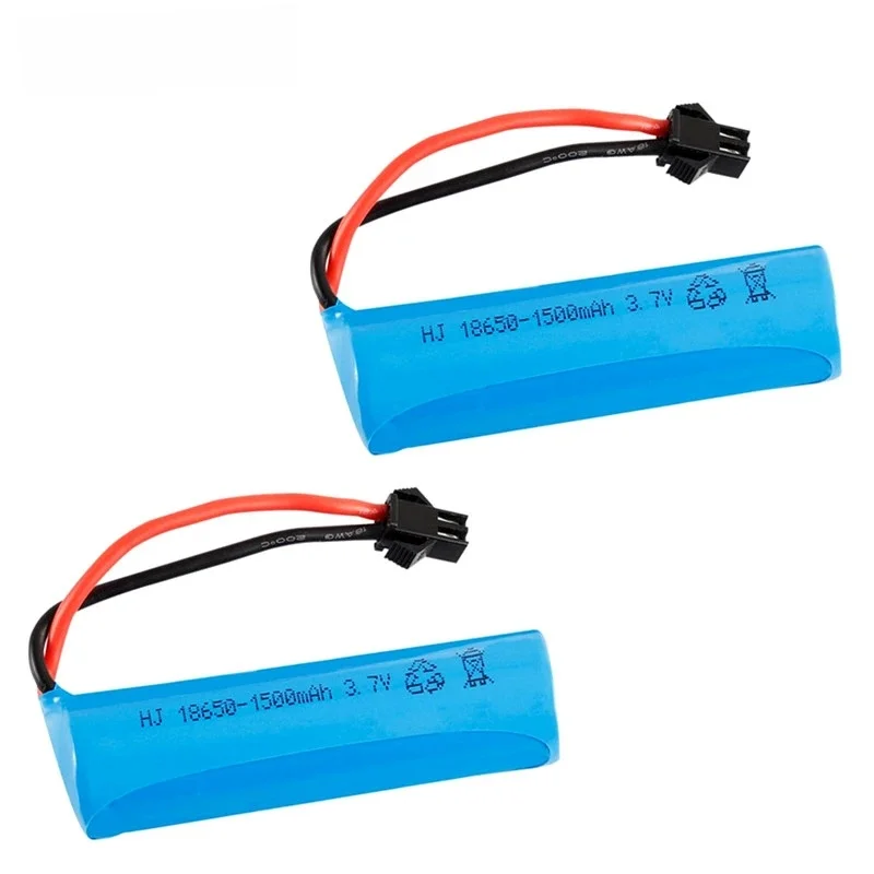 Akumulator litowo-jonowy 3.7V 1500mAh 18650 do zdalnie sterowanych helikopterów, samolotów, samochodów, łodzi, pistoletów, pociągów, czołówek, zabawek, akumulator 3.7V do ponownego ładowania. — zdjęcie produktu 7