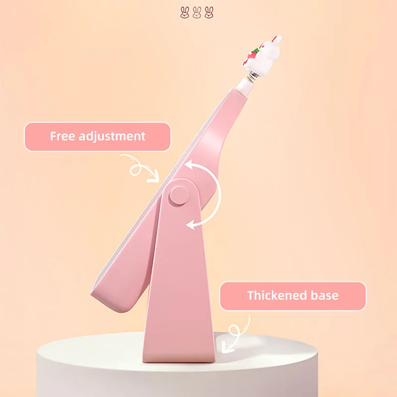 Niedlicher Hasenspiegel, süßer Make-up-Spiegel, Studentenwohnheim, kleiner Spiegel, tragbarer, zusammenklappbarer Desktop-Spiegel, kann die Aufbewahrung nach Hause stehen