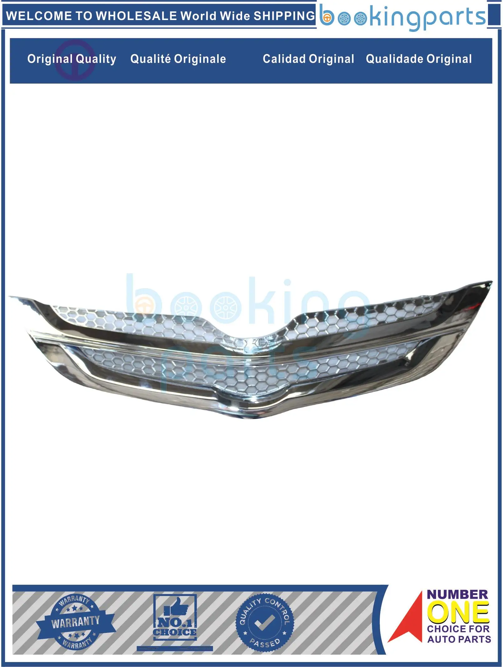 GRI16854(CHROME),5311152460C0,5311152460 Grille For TOYOTA VIOS 09 CHROME