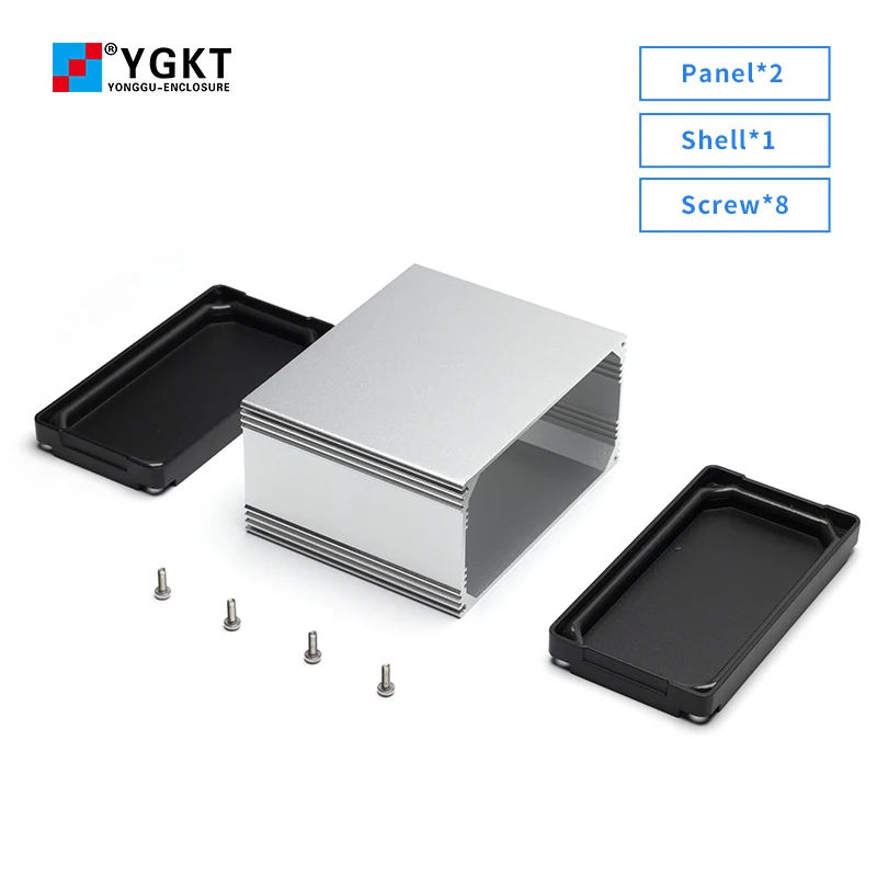Custom Circuit Board Instrument Aluminum Enclosure Power Module Universal Housing Waterproof IP68 Project Box M04 150*75MM