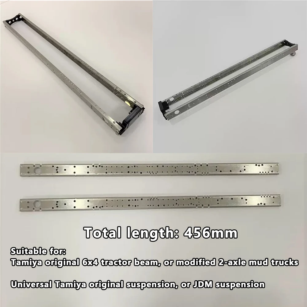 MD Model 1/14 Metal Stainless Steel Chassis TL-0001 For Tamiya 1/14 6X4 Tractor Truck Model Toy Chassis or DIY Model Parts