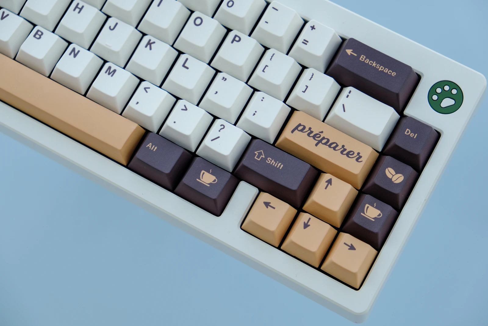 Imagem -03 - Personalizado Gmk Coffee Keycaps Teclado Mecânico Perfil Cereja Dye Sub 129 Chaves