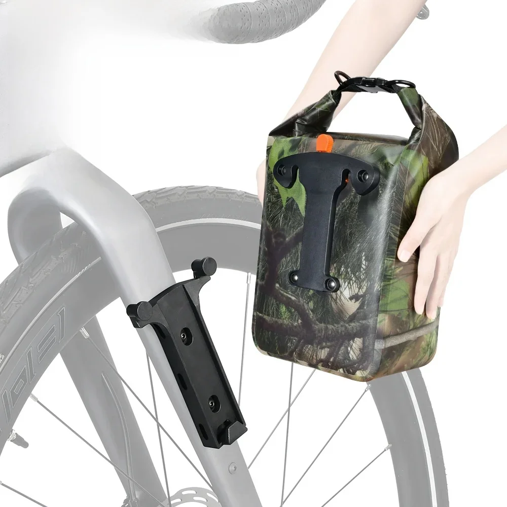 AliExpress NEWBOLER 10L Quick Release Bicycle Fork Bag 10L Waterproof Electric Hunting Bike Bag Electric Bike Bag Bicycle Accessories