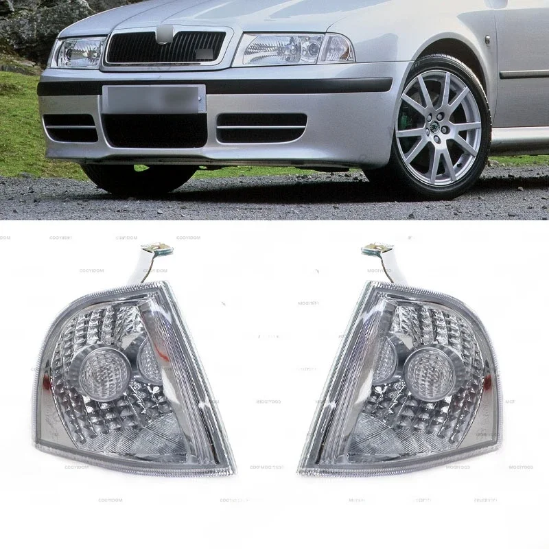 Włącz kierunkowskaz dla Skoda Octavia A4 1997 1998 1999 2000 2001 2002-2011 wskaźnik reflektor Flasher światło narożne Car-Styling — zdjęcie 2