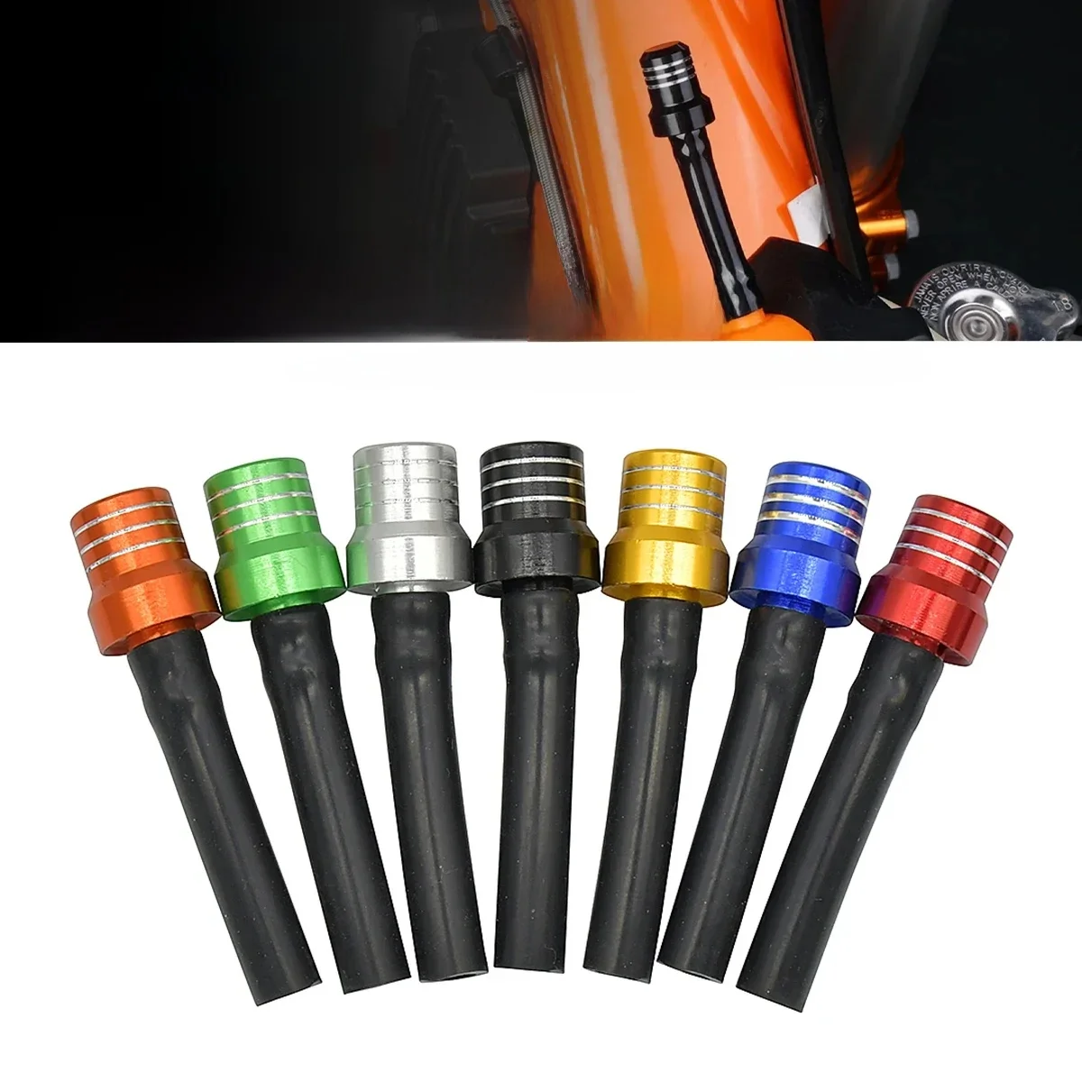 AliExpress XCMT Motorcycle Gas Fuel Cap Single Way Valves Vent Breather Hoses Tubes For Motocross ATV Quad Dirt Pit Bike Fuel Tank Breather Pipe