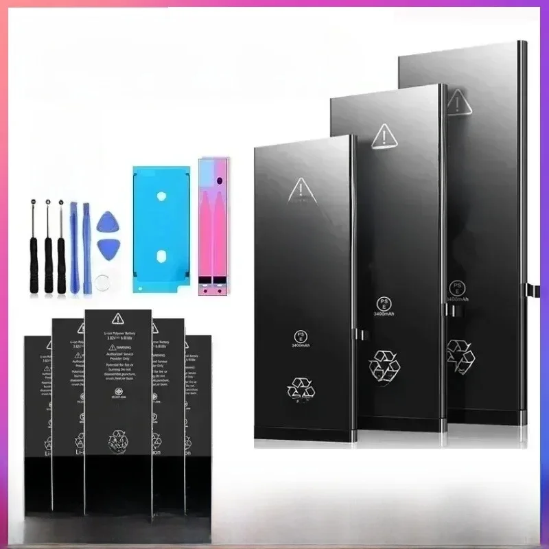 AliExpress Zero-cycle Rechargeable Batterie for IPhone 14 13 12 Pro 6S 6 7 8 Plus X XS Max Battery for Iphone Lithium Battery High Quality