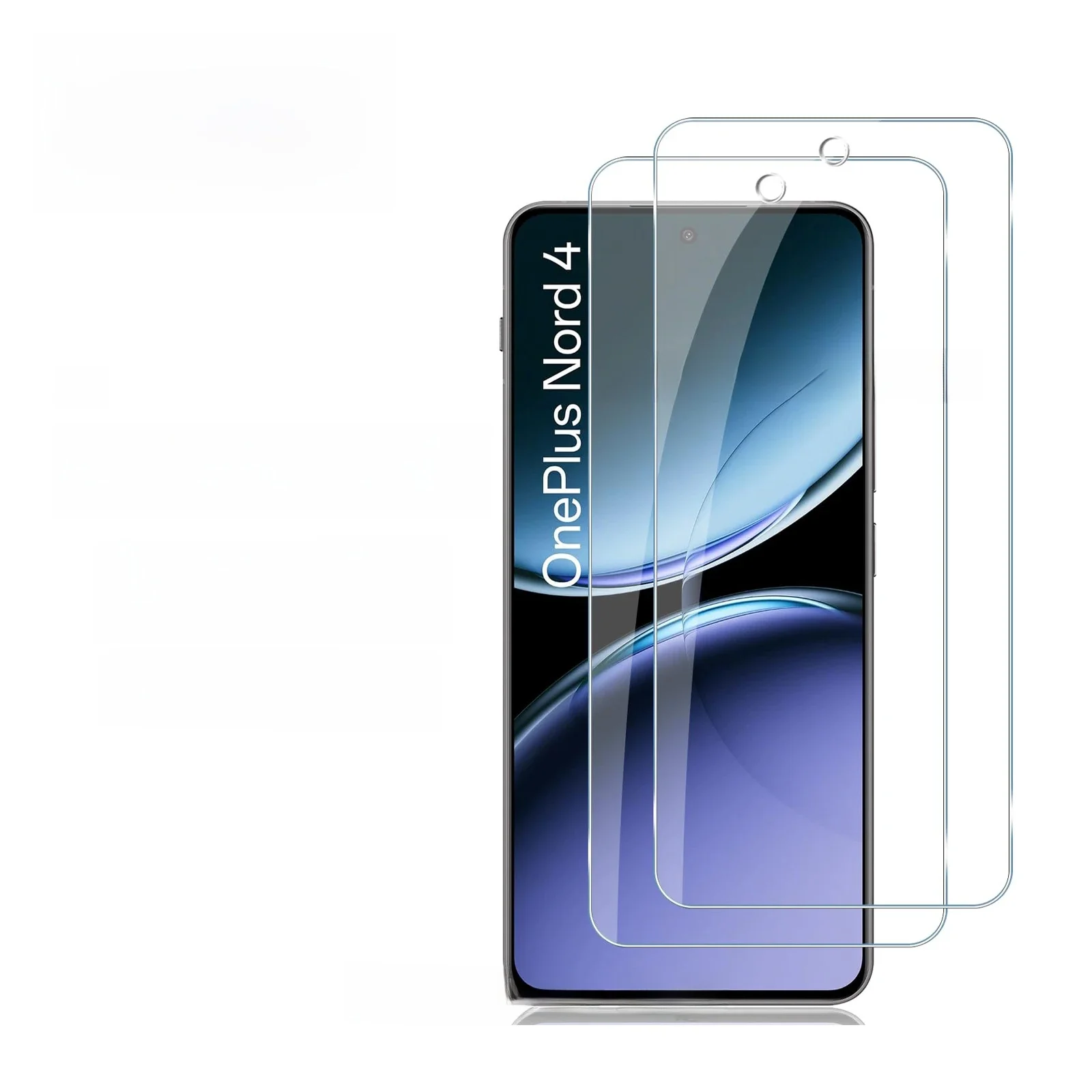 Protecteur d'écran pour OnePlus Nord 4 5G, 6.74 pouces, verre trempé HD cristal Mica 9H, étui anti-rayures, transparent et convivial