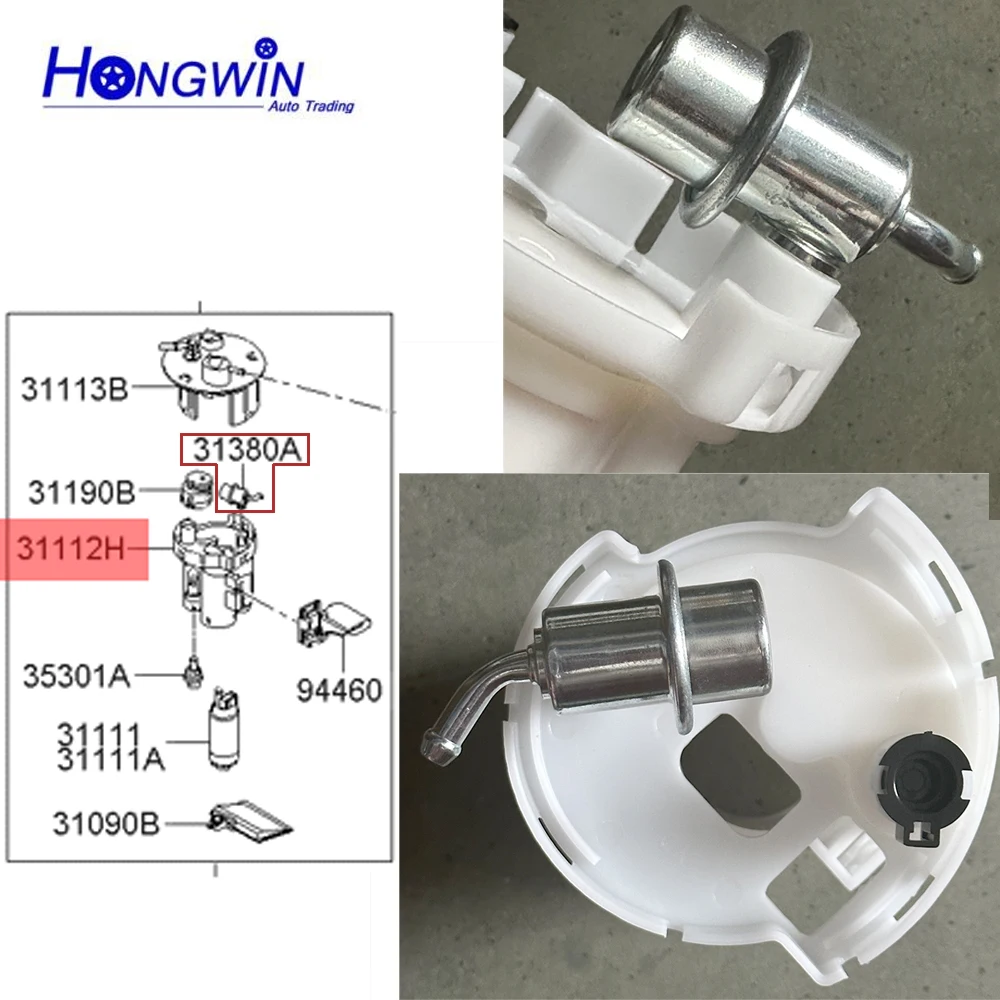 31112-1G000 Fuel Pressure Regulator Pump Straniner Filter For Hyundai Accent 2006-2011 Kia Rio 2006-2011 31112-14000 31380-2D000