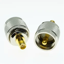 Conector hembra SMA a UHF PL 259, 1 piezas, macho, PL259, SO239, adaptador RF, RADIO