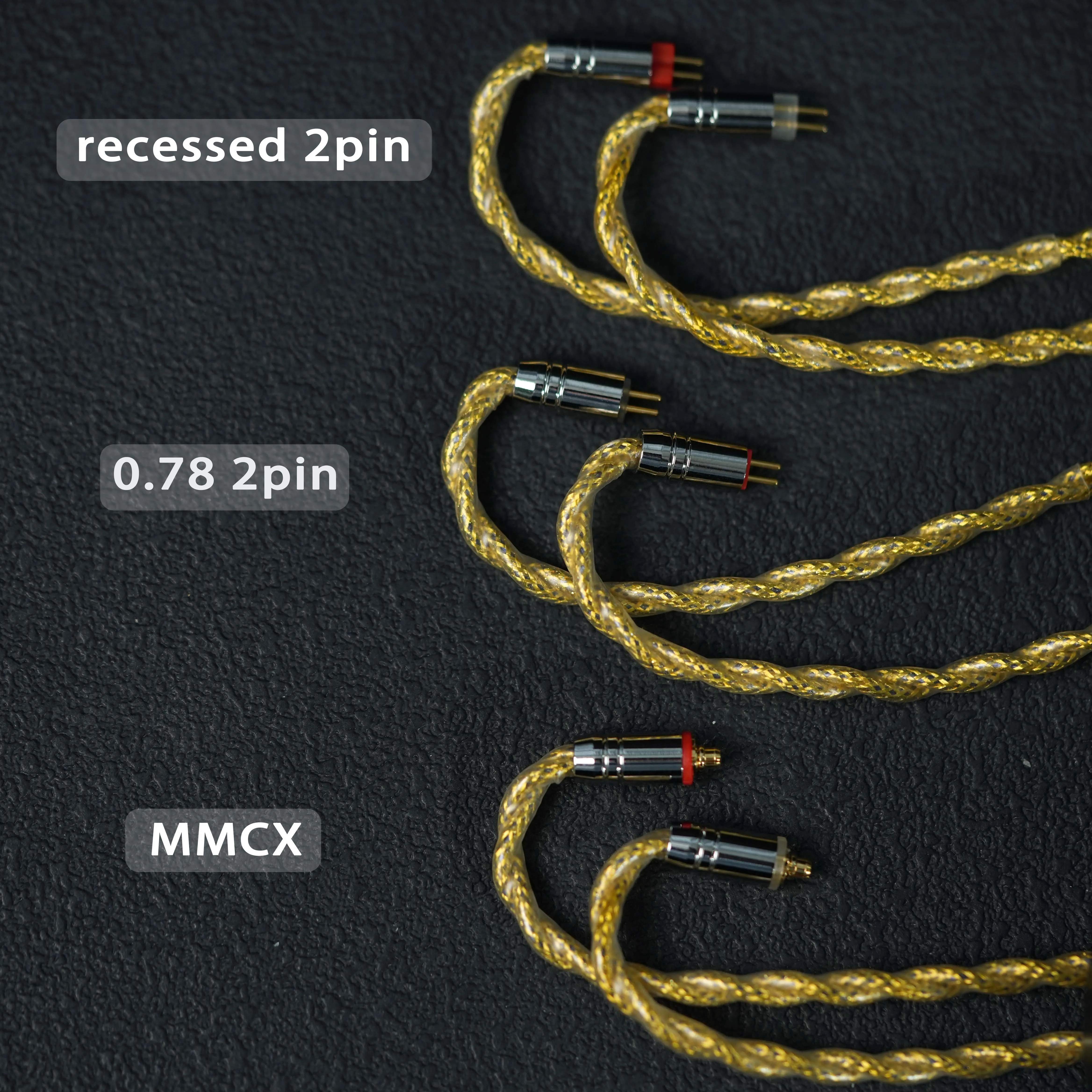 Culemi-12 Nirvana HiFi Ersatz-Upgrade-Kabel 2,5/3,5/4,4mm MMCX/0,78 2Pin/Eingelassener 2Pin Anschluss Geeignet für SA6 MK2 TANGZU FUDU – Detail 10