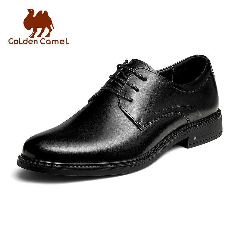 GOLDEN CAMEL Men Shoes Business Dress Shoes Casual Comfortable Daily Formal Shoe Luxury Leather Shoes for Men 2023 Summer New