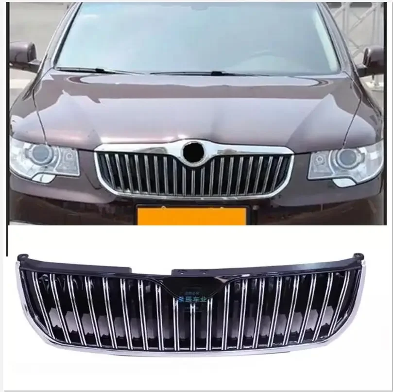 Voor Skoda Superb 2009 2010 2011 2012 2013 Auto Grille Montage Mesh Cover Protector - afbeelding 2
