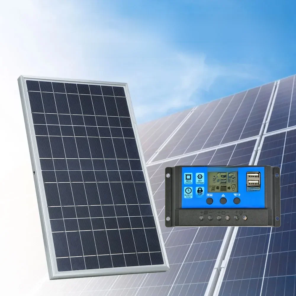 300w Solar panel 18V poly kristallines Silizium Solar Lade panel Kit Outdoor Haushalt tragbare