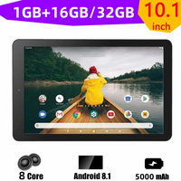 10.1 INCH V9 Tablet Android 8.1 MT8167 Quad Core 1GB RAM 16GB/32GB ROM 1280 x 800 IPS Battery 5000mAh