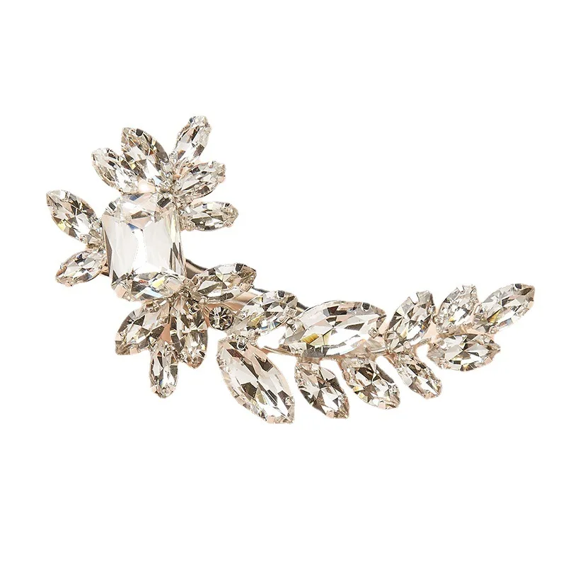 Stonefans Leaf Rhinestone Hairpin for Women Fashion Branches Hairpin Wedding Headpiece Jewellery Accessories