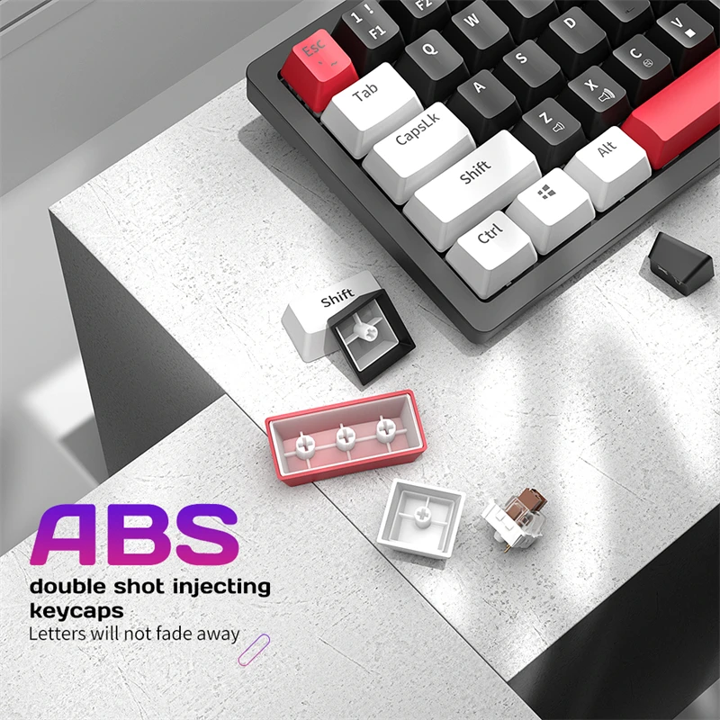 Imagem -03 - Teclado Mecânico com Fio com Numpad Rainbow Rgb 78 Chaves Outemu Switch Hot Swappable Oem Keycap para Trabalhar em Jogos Zifriend-r78