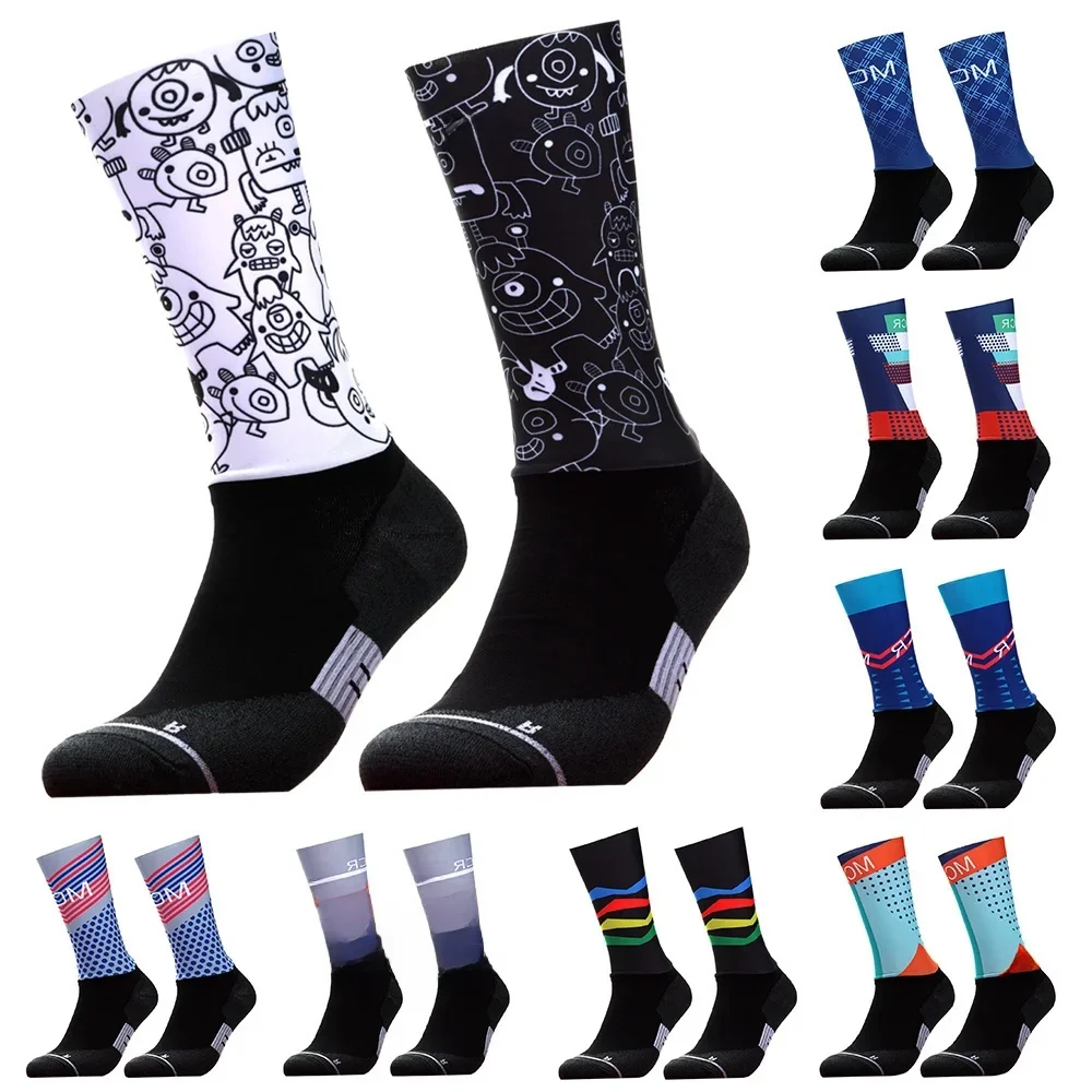 AliExpress Compression Socks 2024 Sock Anti Bicycle Slip Sport Professional Bike Men And Women Street Sports Socks Racing Cycling Socks 06