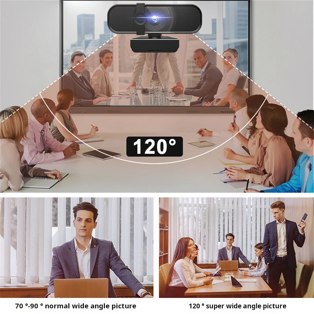 Webcam HD W91 1080P caméra web plug and play autofocus Webcast vidéoconférence