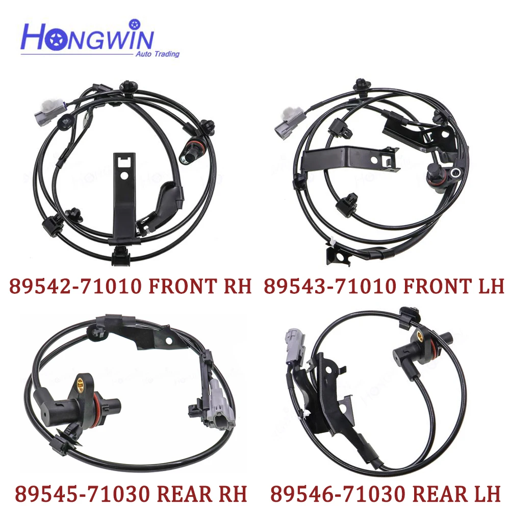 Front Rear Left Right ABS Speed Sensor For Toyota Hilux VII 2.5 3.0 4.0 2005-2015 89546-71030 8954571030 8954371010 89542-71010