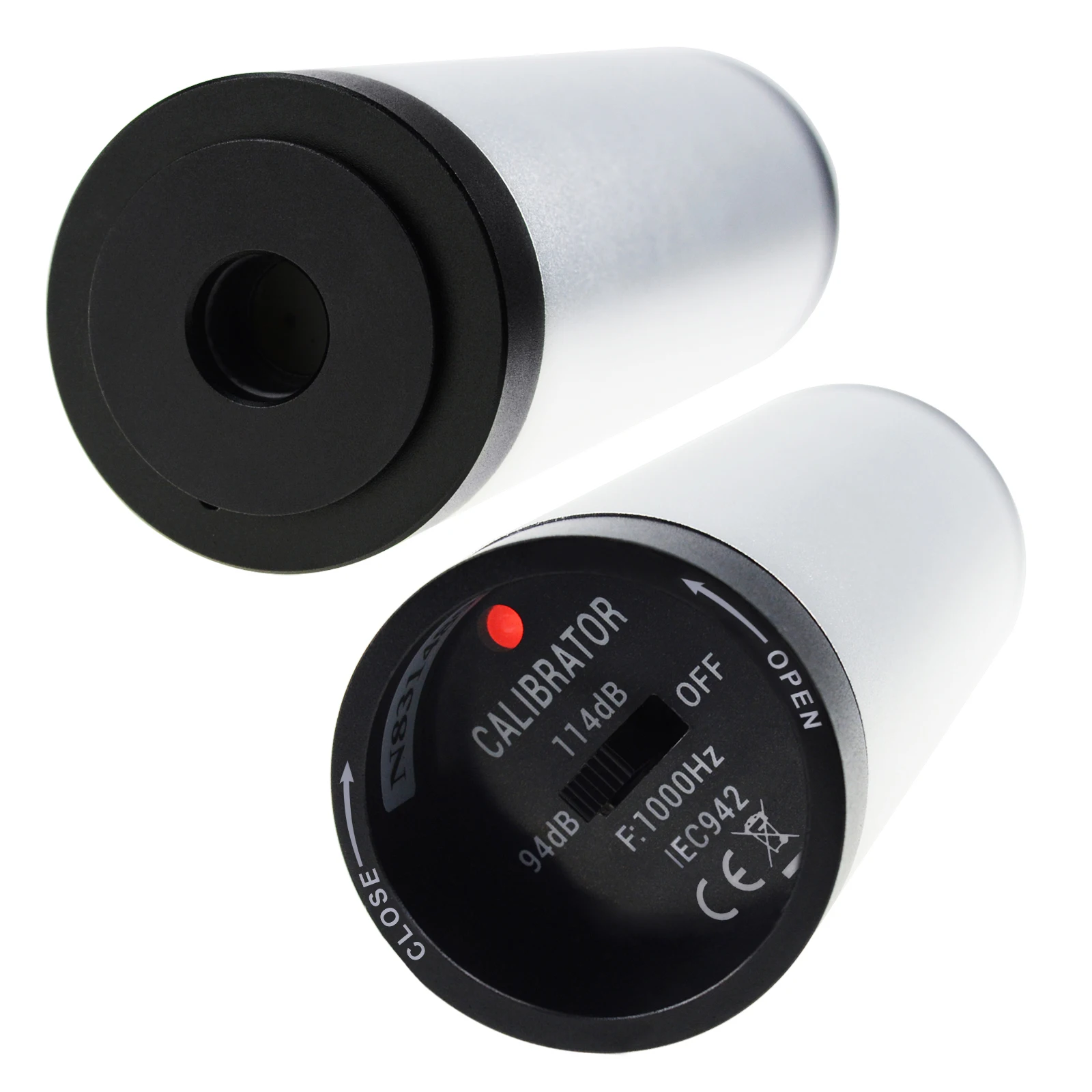 Imagem -02 - Handheld Digital Som e Noise Level Calibrator Sound Level Meter Classe i Bateria Mais Precisão03 db 94db e 114db