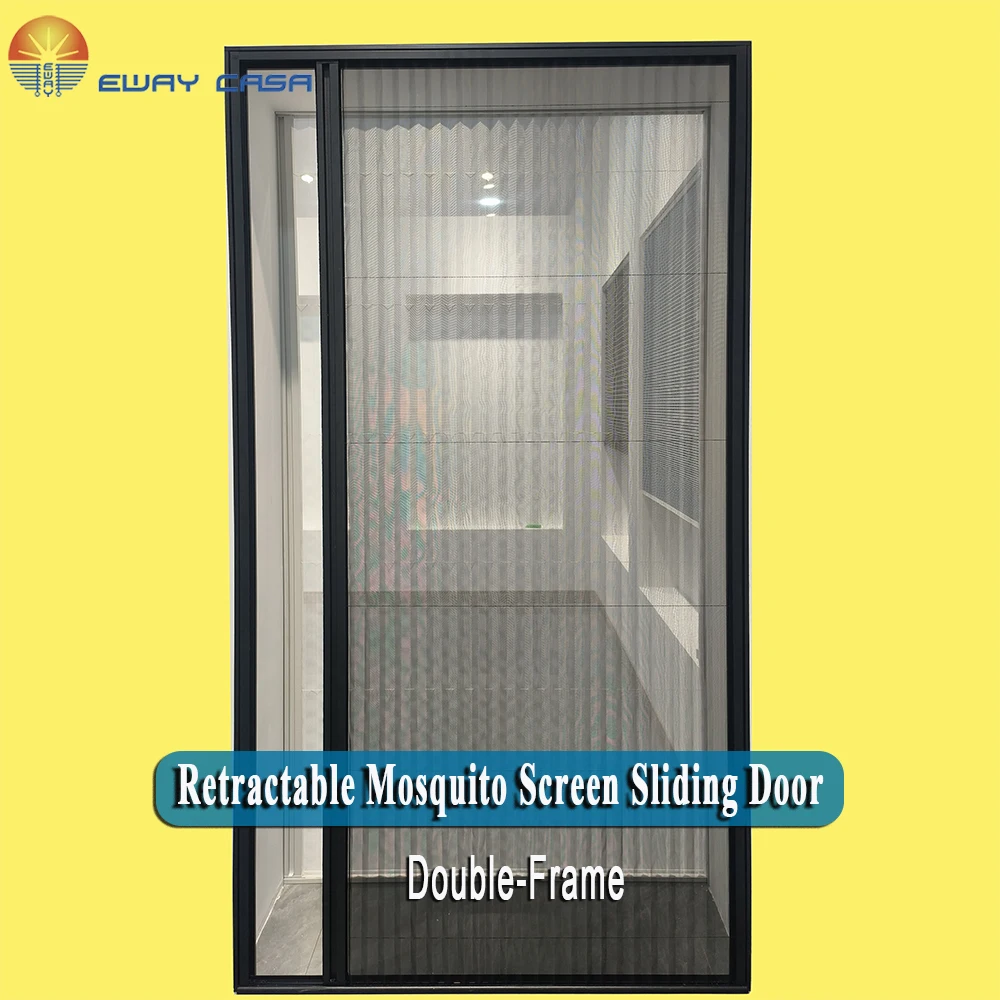Custom Retractable Fly Screen for Sliding Doors Main Pic.