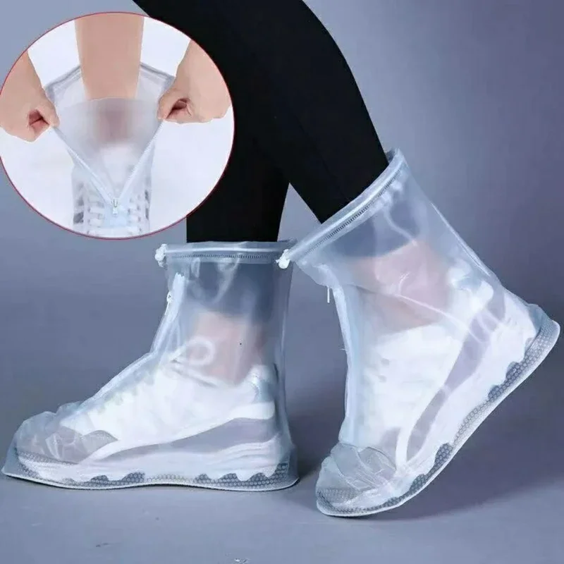 Couvre-chaussures imperméable en Silicone unisexe, protection de chaussures, bottes de pluie pour intérieur et extérieur, couvre-chaussures antidérapant de qualité réutilisable