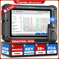 VDIAGTOOL VD70S VD70 Bluetooth Car ECU Coding Diagnostic Tools BT Wireless Automotive Scanner with PMI FCA VAG DOIP 36+ Resets