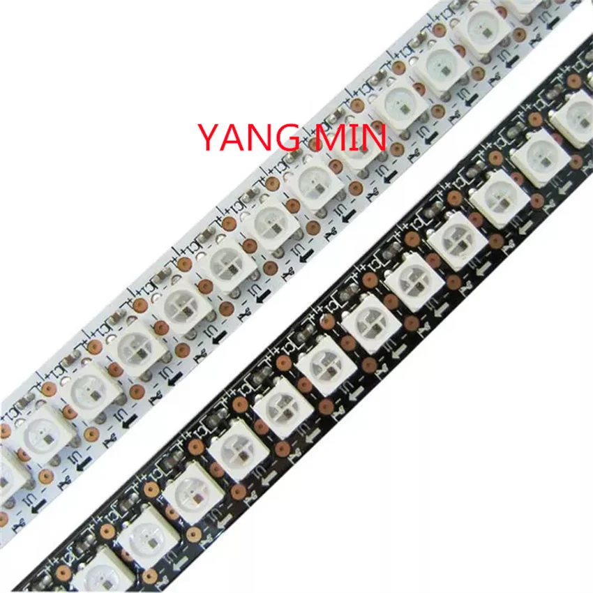 Individually programmable 5050 RGB color  5v pixel led light strip 30leds/60leds/144leds WS2812B led digital strip