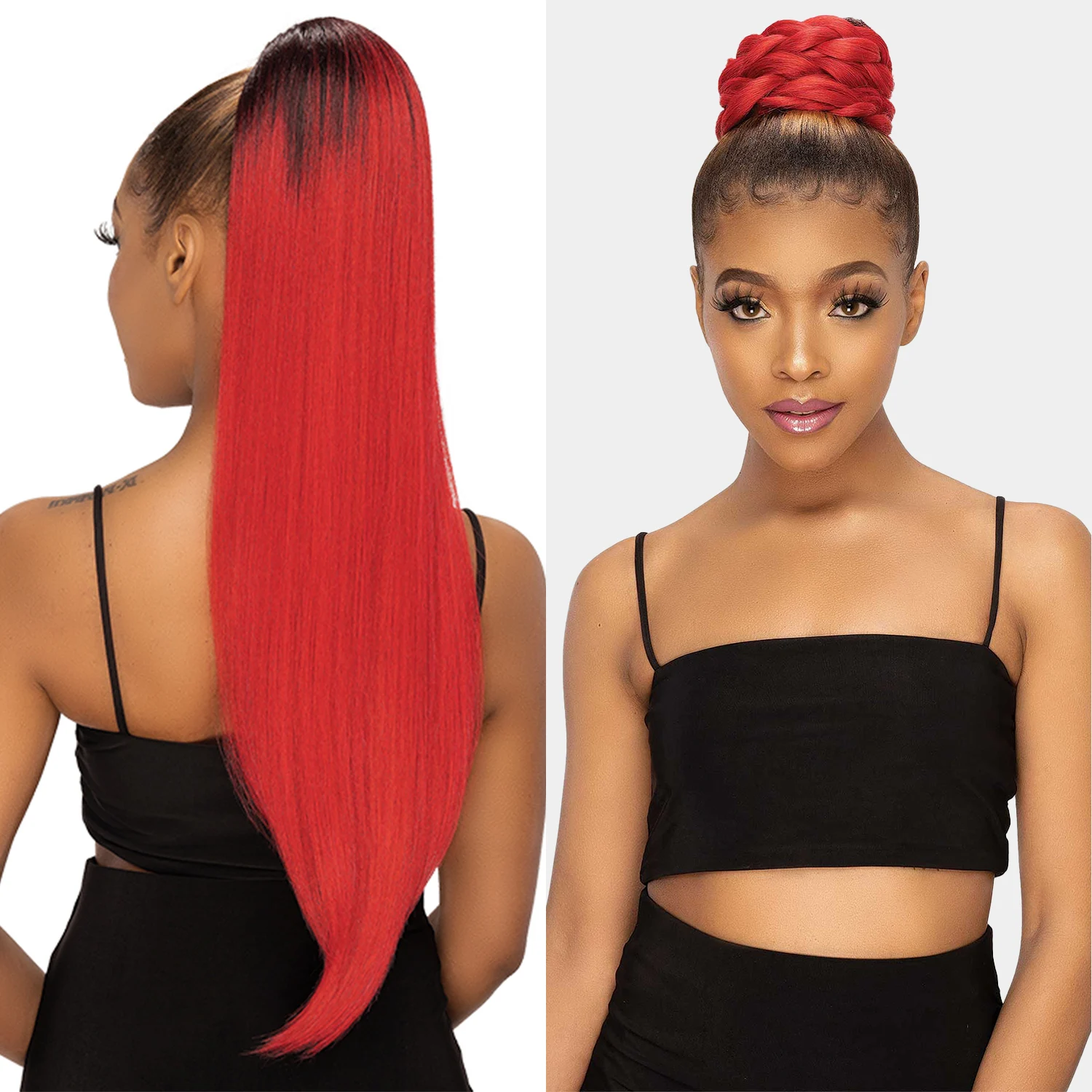 Janet Collection Human Hair Prime Unimix Ponytail Remy Illusion Pony Diamond