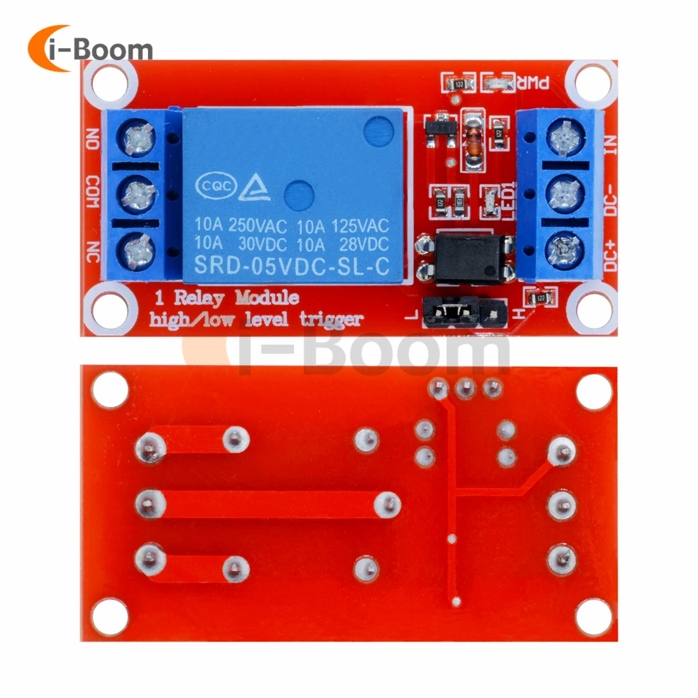 5V 9V 12V 24V One 1 Channel Relay Module Board Shield with optocoupler Support High and Low Level Trigger