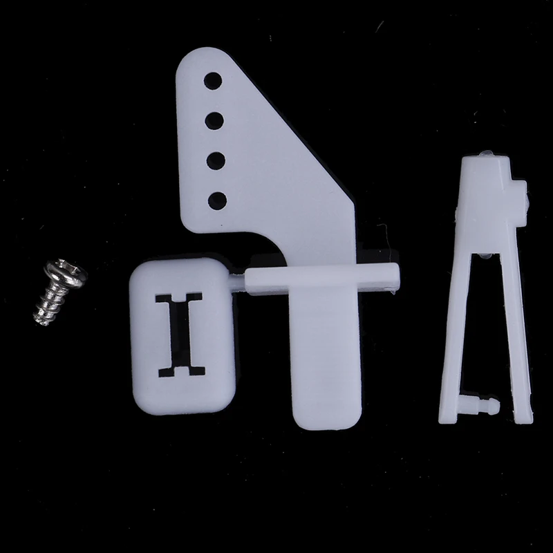 10 sets medium lock on nylon control horn and clevis 21mm set rudder Rudder angle+collet aircraft model adjuster