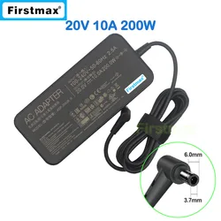 20V 10A for Asus 200W Charger TUF Gaming F15 FX506HM FX566HM FX706HM FX516PM FX516PR FA506QM Laptop Adapter ADP-200JB D
