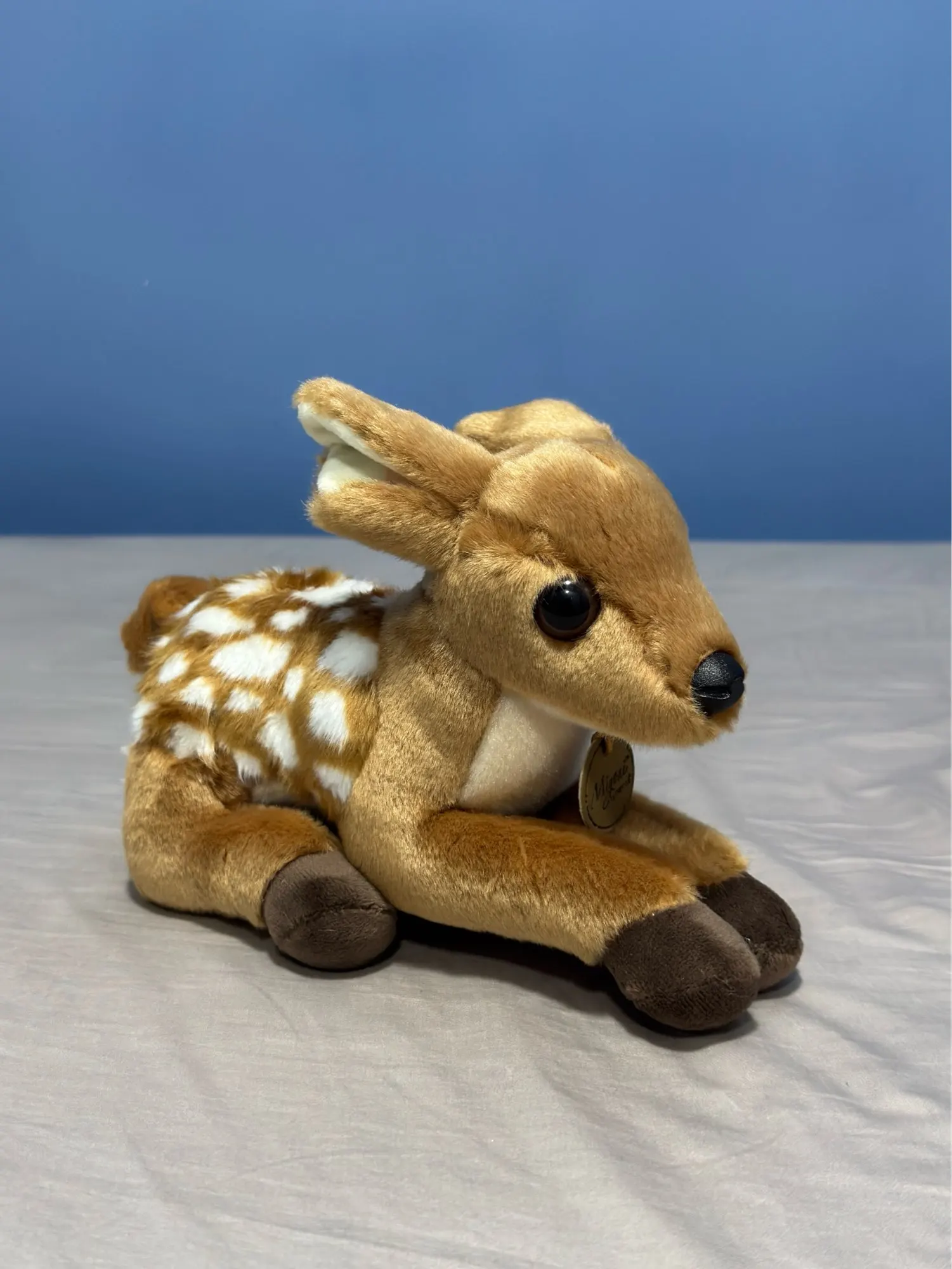 25CM Lying Fawn Plush Toys Soft Stuffed Cartoon Animal Doll Cute Deer Doll For Home Decoration Gifts photo review