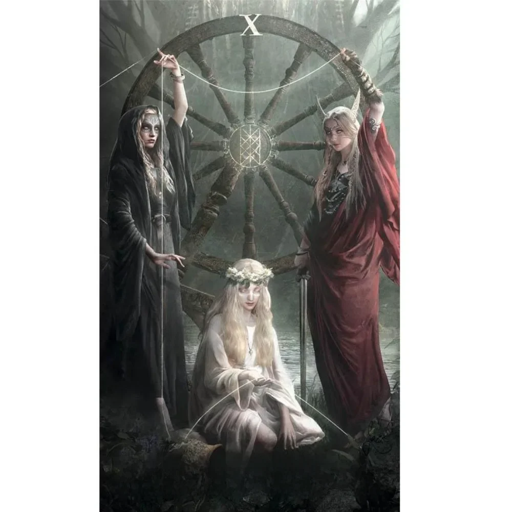 Jeux de cartes de jeu de tarot runique